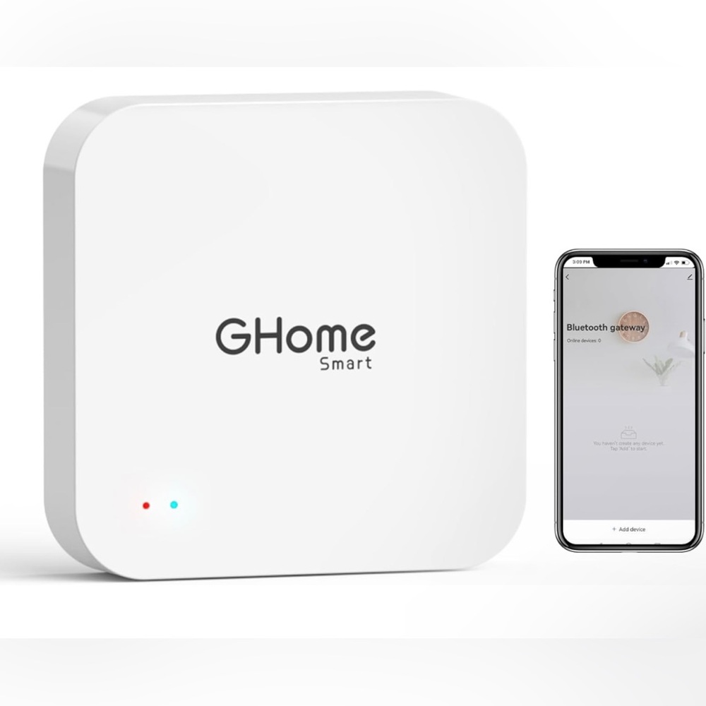GHome Smart Tuya Bluetooth Gateway-G2 for Tuya BLE Devices, 2.4Ghz WiFi Only